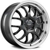 18" VERSUS VS824 Wheel 🌟 18X8.5 +35 5X120 🌟 C.B 73.1 Black Polished Lip Rim ✅